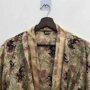 Kimono de Seda Vintage Indio para Mujer, Ropa de Playa Sexy, Estilo Kimono - Product Image 3