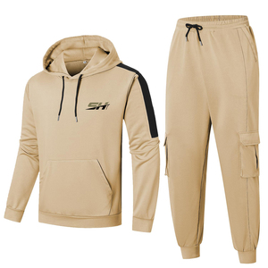 Survêtements pour hommes personnalisés, très demandés, décontractés, à capuche, en molleton 100% coton, pour l'extérieur - Product Image 1
