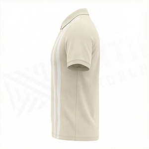 เสื้อโปโลแขนสั้นทรงเข้ารูปผู้ชายแบบซิป ¼  คอปก  ผ้าฝ้าย พิมพ์ลายตามสั่ง  ไซส์ใหญ่ ระบายอากาศได้ดี - Product Image 3