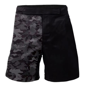 Shorts de combat MMA personnalisés avec impression de logo par sublimation, fabriqués en usine, best-sellers, pour hommes, athlétiques. - Product Image 1