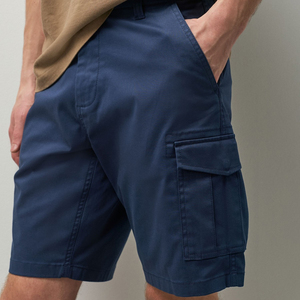 Pantalones Cortos Cargo para Hombre, 100% Algodón Twill, Secado Rápido, Antibacterianos, Cintura Alta, Cómodos, Ligeros, Ropa Casual para Exteriores, OEM ODM - Product Image 1