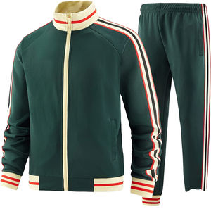 Ensemble de survêtement streetwear imprimé tendance pour homme, idéal pour l'extérieur, 100 % coton, respirant et à séchage rapide - Product Image 6