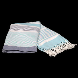 Nouvelle Arrivée 2026 – Serviettes de Plage Fouta Rayées 100% Coton Recyclé avec Personnalisation pour Usage Domestique – Fournisseurs Indiens - Product Image 4