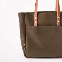 Sac à main bandoulière vintage en cuir véritable imperméable pour femme, avec fermeture éclair, portable, pour le printemps, à deux sangles, idéal pour le shopping – Meilleure vente OEM