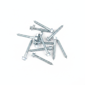 Vis à bois en acier au carbone de qualité professionnelle - Tête hexagonale extérieure galvanisée au zinc - Prix de gros - Product Image 1