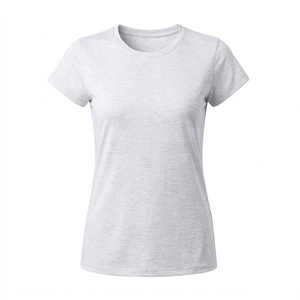 Nouvelle Collection Été – T-shirts Personnalisés Imprimés pour Femme – Décontractés en Coton et Polyester – Manches Courtes Unies – T-shirts Vierge pour Femme - Product Image 1