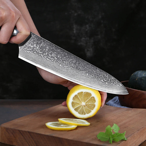 Cuchillo de Cocina de Acero de Damasco, Herramienta de Cocina Premium Hecha a Mano para el Hogar y Restaurantes, Hoja Duradera con Mango Cómodo - Product Image 2