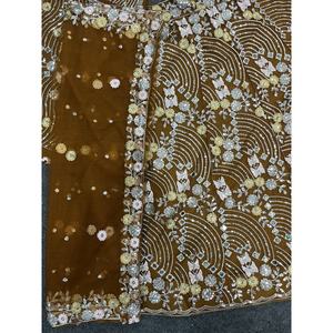 Diseñador Real Mirror Sequence Work Wedding Apparel Lehenga Choli para dama de honor o invitados de boda - Product Image 5