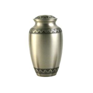 โถโลหะลายตอกแบบอาร์ตเดโคสำหรับเก็บขี้เถ้า - Product Image 4