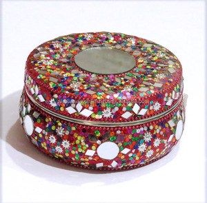 Caja de regalo grande para recuerdos de boda 2024, caja redonda de almacenamiento de joyas grande y bonita con diferentes tamaños y diseños del proveedor de la India - Product Image 6