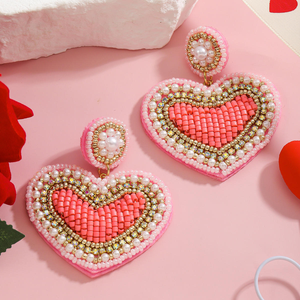 Bijoux de mode faits à la main, légers, exquis et romantiques, multi-couches, perlés, pour la Saint-Valentin, Noël, les fêtes, par MULTI CRAFT - Product Image 4