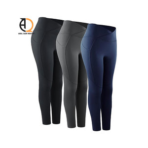 Leggings de yoga taille haute pour femmes, doux, avec poches, 80% nylon, 20% élasthanne - Product Image 5