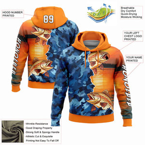Sudadera con Capucha Personalizada con Diseño Especial de Peces Walleye en Color Negro y Dorado Viejo para la Temporada de Invierno - Product Image 5