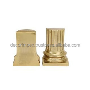 Unalome Living Gold <b>Pillar</b> for Home Decor Weldable Stainless Steel U Bracket for 2" Panels or Square Creative Design - Product Image 1