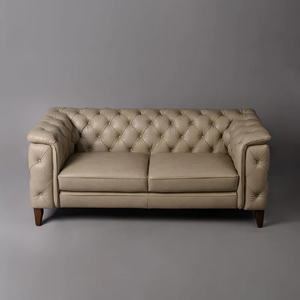 Sofá Chesterfield Convertible de Lujo Moderno, con Botones Decorativos en los Brazos, Tapizado para Sala de Estar, de Alta Calidad - Product Image 1