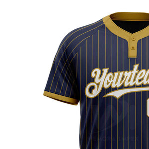 Maillot de baseball personnalisé de haute qualité à deux boutons, prix de gros, maillot de baseball à deux boutons pour la vente en ligne - Product Image 6