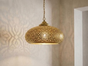 Luxury <b>Moroccan</b> Metal Candle Lantern Handmade <b>Decorative</b> Hanging Lamp for Balcony Terrace and Garden - Product Image 1
