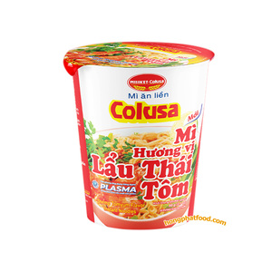 Fideos Instantáneos con Sabor a Tom Yum de Camarón Colusa, Taza de Fideos Listos para Comer, 60 g, Comida de Conveniencia - Product Image 1