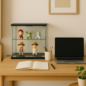 Vitrina Moderna de Vidrio Templado TMG-G256 para Exhibición de Figuras, para Bar en Casa y Sala de Estar, Gabinete Transparente de Escritorio - Product Image 4