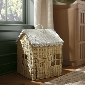 Paniers de rangement en rotin naturel tressé en forme de maison, mignons et en gros, pour organiser la maison de poupées, en provenance du Vietnam - Product Image 2