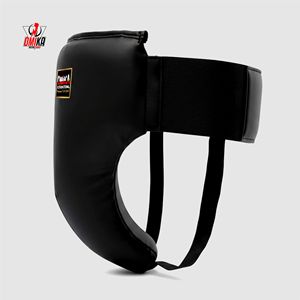OMIKA INTERNATIONAL Protège-entrejambe de boxe professionnel unisexe - Protection en cuir résistant aux chocs pour MMA, mousse haute densité, logo personnalisé - Product Image 2