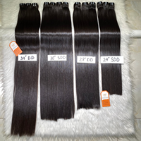 Meilleures extensions de cheveux humains vietnamiens bruts non traités de qualité Remy, lisses, de haute qualité, durables, pleins et épais