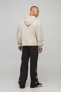 Sudadera con Capucha al por Mayor, 310 g/m², Corte Regular, Felpa, Cierre Doble Completo, Sin Cordón, Sudadera con Capucha con Cierre OEM, Azul, Bordada, Invierno, 100% - Product Image 5