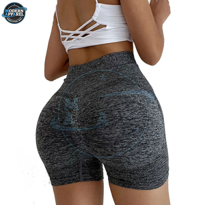 Shorts de Cintura Alta Personalizados con Etiqueta Privada para Mujer, Shorts Deportivos para Gimnasio, Correr, Entrenamientos, Shorts Sexys para Yoga - Product Image 3