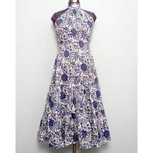 Vintage Inspired Women's Fit & Flare Swing Midi <b>Dress</b> 90s Style Sleeveless Button Long <b>Dress</b> Customizable Party Casual <b>Dress</b> - Product Image 1