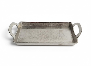 Vintage Metal Hotel <b>Tray</b> Rectangle <b>tray</b> Hotel style <b>decorative</b> <b>tray</b> Antique rectangle <b>tray</b> - Product Image 4