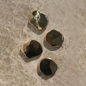 Minimalist Luxury Metal <b>Coaster</b> Built For Premium Beverage Service Home Decoration And Stylish <b>Table</b> Presentation Needs - Product Image 4