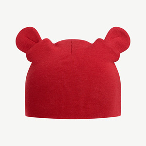 Gorro de Bebé con Orejas de Oso Mamachéri, Color Crema, Estampado Animal, con Puño, para Recién Nacidos, Bebés y Niños Pequeños, Unisex, ODM Vietnam 21F26HATB001J - Product Image 6