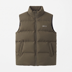 Gilet matelassé d'hiver personnalisé pour homme, coupe-vent, sans manches, chaud, décontracté, pour l'extérieur - Product Image 5