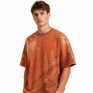 T-shirt léger à épaules tombantes effet délavé soleil, en tissu respirant, pour un style décontracté moderne au quotidien - Product Image 3