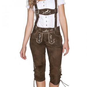 <b>Women's</b> Traditional <b>Lederhosen</b> Short With Custom Embroidery and Logo for Oktobarfest 2026 - Product Image 6