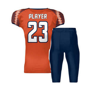 Camiseta de Fútbol Americano Personalizada para Hombre, Impresión por Transferencia de Calor, Tela de Malla, Mangas Cortas, Correa Ajustable, Talla Grande, Personalizada para Jugador - Product Image 5