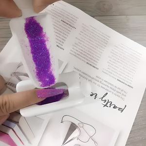 Nail Art Dipping Powder Glitter Saver Catcher Bandeja de reciclaje Estuche de almacenamiento Caja de colección de polvo de <span class=keywords><strong>uñas</strong></span> para herramienta de Arte de <span class=keywords><strong>uñas</strong></span> - Product Image 2