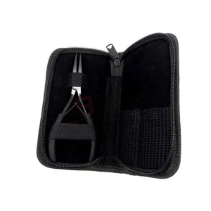 Custom logo flat hair extension <b>pliers</b> Micro-beads stainless steel tools Commercial use hair extension tools with Carry Case - Product Image 4