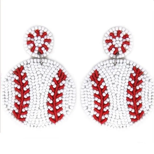 Pendientes Colgantes con Cuentas en Forma de Corazón y Bastón de Caramelo, Joyería de Moda para Fiesta para Mujer, Rojo Blanco, Imitación de Perla, Cristal, Diamantes de Imitación, Lindos - Product Image 3