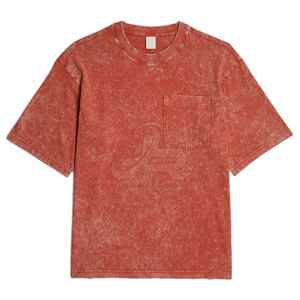 Camisetas de Hombre con Lavado Ácido, 100% Algodón, de la Mejor Calidad, Precio al por Mayor, Ligeras - Product Image 3