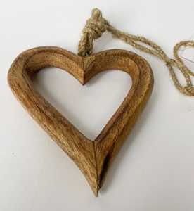 Wooden Star Handmade Hanging Ornament Eco-Friendly <b>Christmas</b> & Festival Decoration for Home Window - Product Image 2
