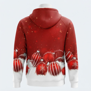 Sudadera con Capucha de Navidad, Sudadera con Estampado Navideño, Ropa Casual de Invierno - Product Image 3