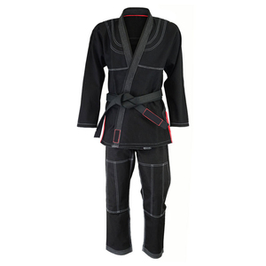 Uniforme de karaté traditionnel confortable de haute qualité, vêtements d'arts martiaux unisexes pour l'entraînement au BJJ et au taekwondo, style court, 100% coton - Product Image 1