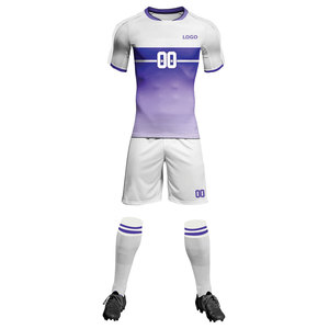 เสื้อฟุตบอลตาข่ายแห้งเร็วแบบสามเหลี่ยมคอวี 100% โพลีเอสเตอร์ สำหรับผู้ชาย ฝึกซ้อมทีมชาย - Product Image 2