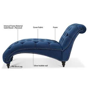 Tufted Armless <b>Chaise</b> <b>Lounge</b> - Product Image 6