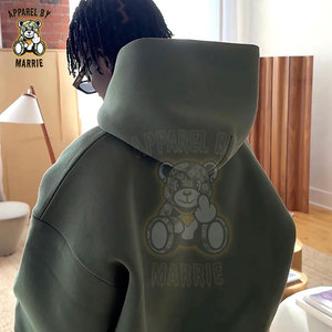 Conjunto de Sudadera con Capucha y Pantalones Deportivos de Algodón de Alta Calidad para Hombre, Estilo Urbano, Venta al por Mayor OEM, Marca Privada, Peso Pesado - Product Image 5