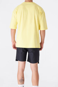 T-shirts et shorts les plus vendus, nouveau design, 100% coton extensible, t-shirts et shorts amples pour hommes, ourlet arrondi, prix d'usine en gros - Product Image 2