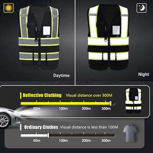 Chaqueta de Seguridad de Alta Visibilidad con Cinta Reflectante, Uniforme de Seguridad de Poliéster, con Logotipo Personalizado, Secado Rápido y Transpirable - Product Image 6