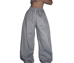 Wholesale Women High Waist Sweatpants Cotton Sweatpants Custom Logo Activewear Factory Direct Supply - Product Image 2