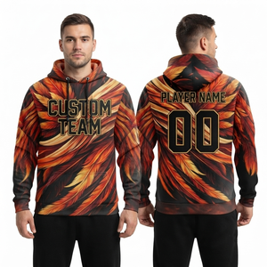เสื้อฮู้ดทีมแบบสั่งทำพิเศษ ผ้าโพลีเอสเตอร์ ระบายอากาศได้ดี พร้อมบริการผลิตแบบ OEM และติดฉลากส่วนตัว - Product Image 3